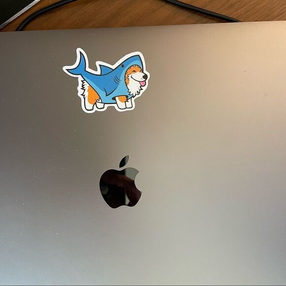 Timid Corgi Sticker  - Picture 5 of 5